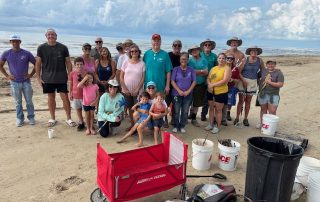Aug 4 Beach Clean Up Quintana, Texas